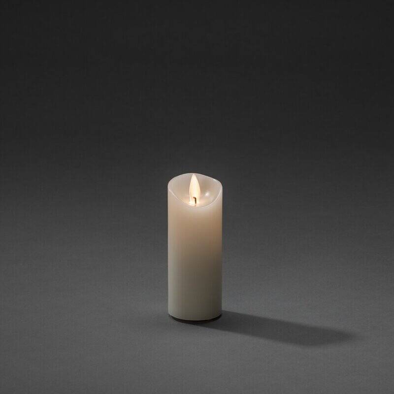 Image of Konstsmide 127 Slim Battery Operated LED Wax Flicker Candle