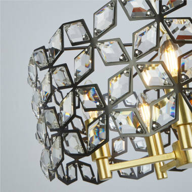 Image of Searchlight Iris 5 Light Ceiling Pendant