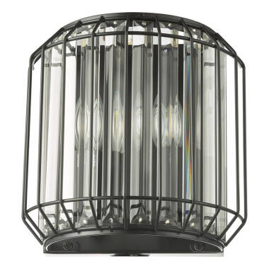 Image of Dar Naeva 2 Light Flush Wall Light