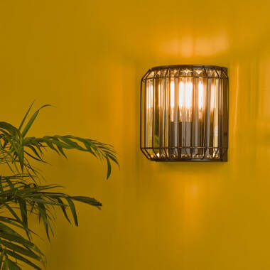 Image of Dar Naeva 2 Light Flush Wall Light