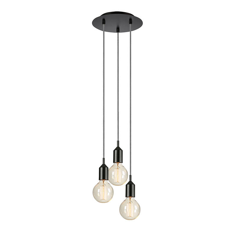 Image of Bronx Round 3 Light Cluster Ceiling Pendant