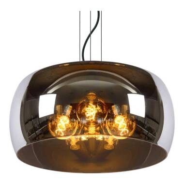 Image of Lucide Olivia Large Glass Ceiling Pendant Light