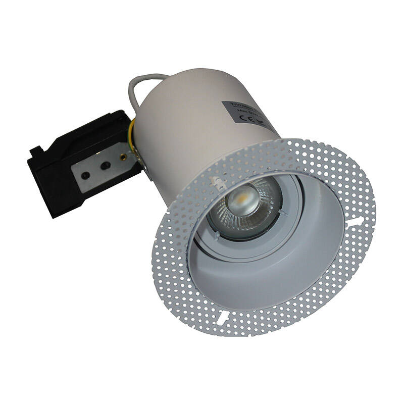 Image of Recessed Plaster-In Trimless Fire Rated Adjustable Downlight