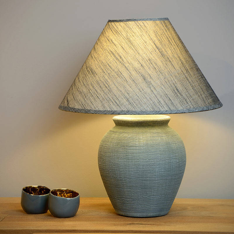 Image of Lucide Ramzi Ceramic Large Table Lamp