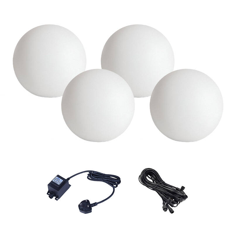 Image of EasyFit Core 12v Garden Lights - Elder Warm White LED Feature Light Kit - 4 Lights
