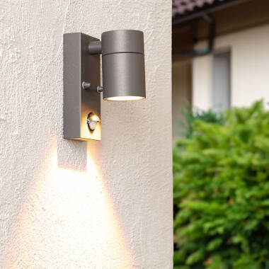 Image of Edit Stone Outdoor Wall Light with PIR Sensor