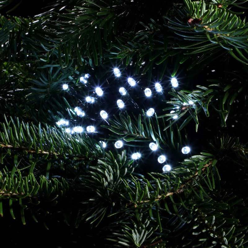 Image of Edit 53.92M Multi Colour LED Multi-Function String Lights - Green Cable