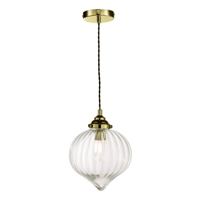 Image of Dar Mya Glass Ceiling Pendant Light