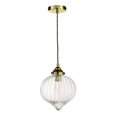 Image of Dar Mya Glass Ceiling Pendant Light