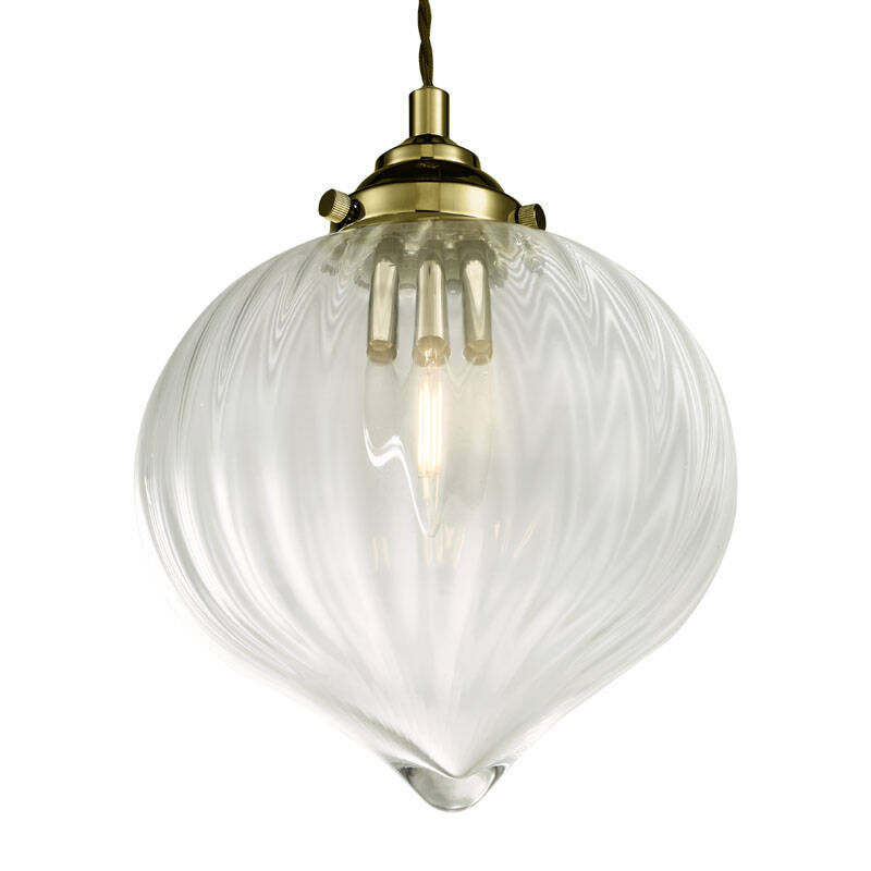 Image of Dar Mya Glass Ceiling Pendant Light