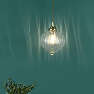 Image of Dar Mya Glass Ceiling Pendant Light