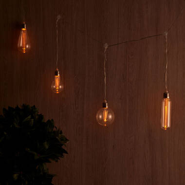 Image of 365 Filament Solar LED String Lights