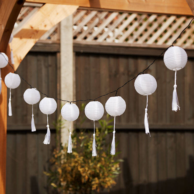 Image of 1.8M Chinese Lantern Solar LED String Lights