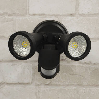 Image of Searchlight 6W 1125Lm Cool White LED IP44 Floodlight with PIR Sensor