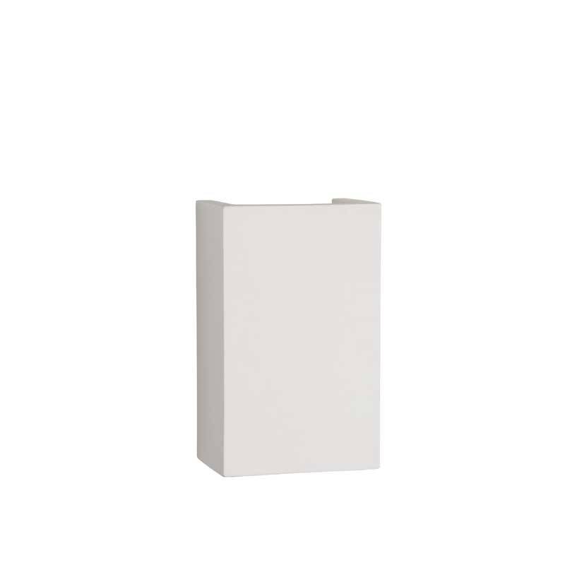 Image of Lucide Gipsy Square Plaster Up & Down Wall Light