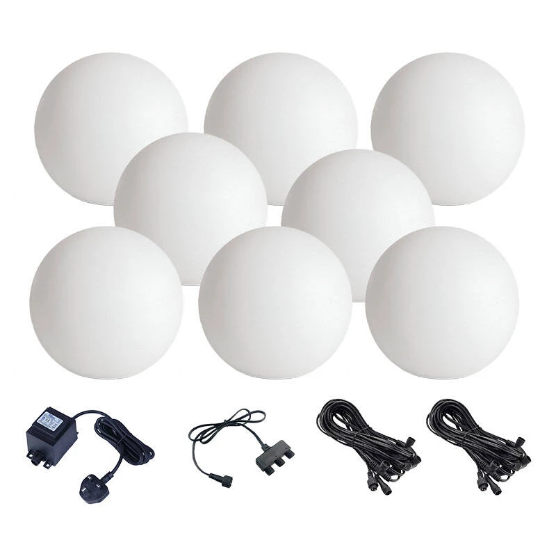 Image of EasyFit Core 12v Garden Lights - Elder Warm White LED Feature Light Kit - 8 Lights