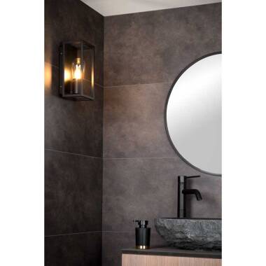 Image of Lucide Carlyn Bathroom Flush Wall Light