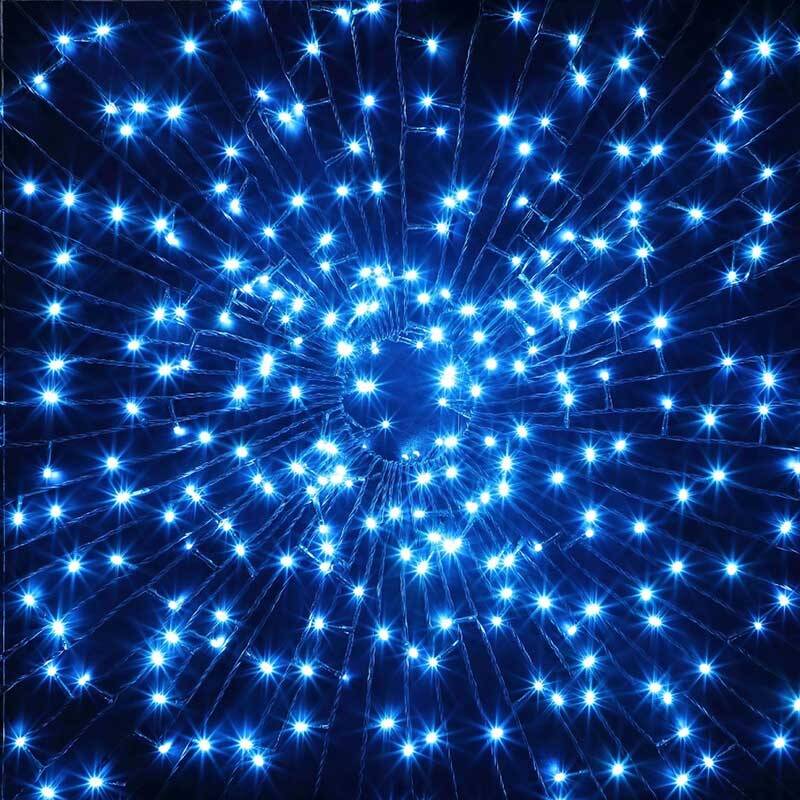 Image of Edit 28.77M Decor Ice Blue & White LED Multi-Function String Lights