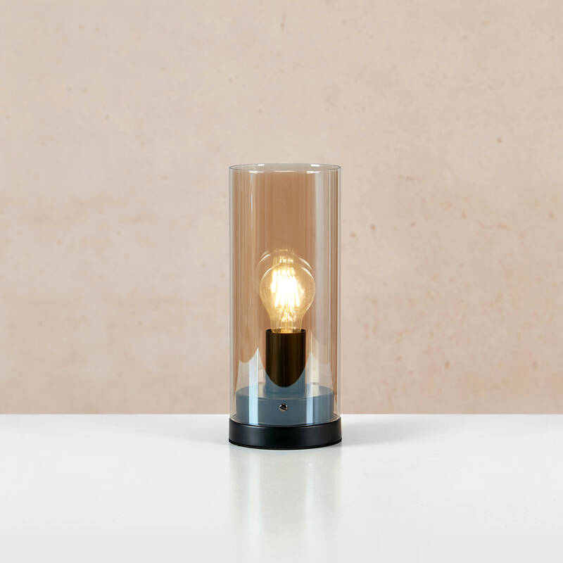 Image of Post 290 Glass Table Lamp