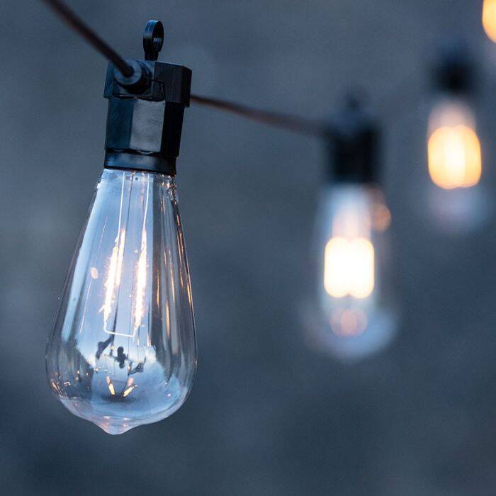 Image of Garden 24V 5.5M Heavy Duty LED Squirrel Cage Festoon Lights