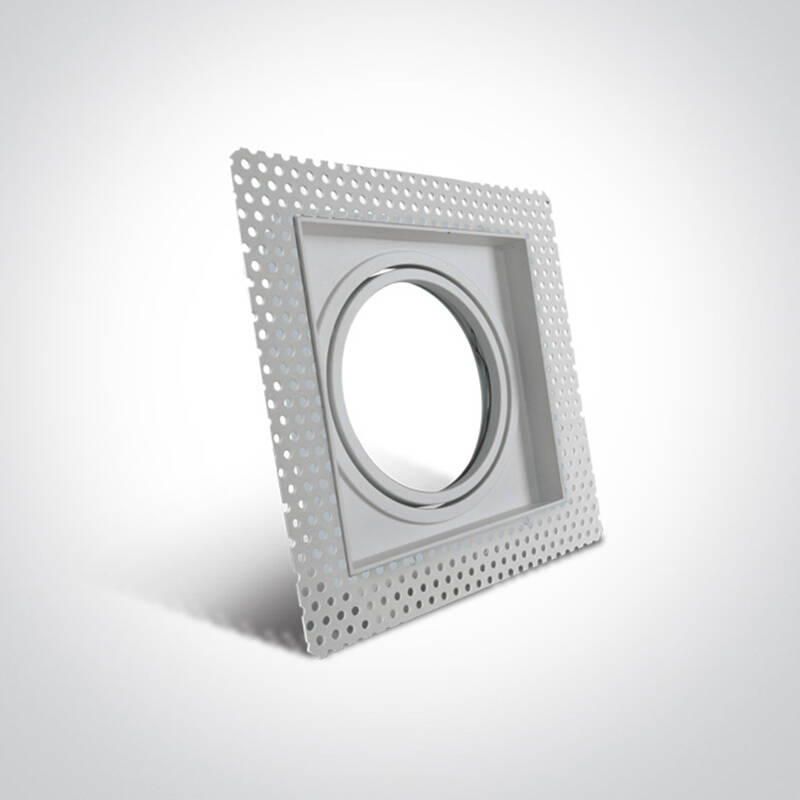 Image of Cosmic Square Recessed Plaster-In Trimless Adjustable GU10 Downlight