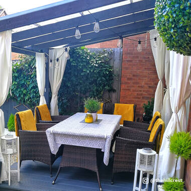 Image of EasyFit Core 12v Garden Lights - Squirrel Cage LED Festoon Lights - 10 Lights