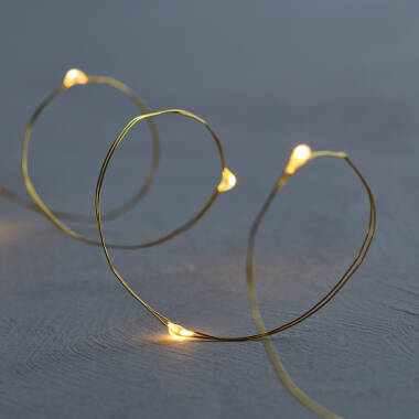 Image of Sirius 15.9M Knirke LED Gold Micro Wire Fairy Lights - 160 Lights