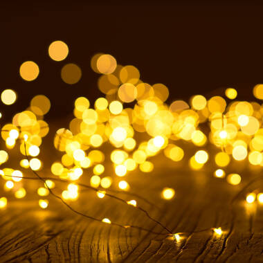 Image of Sirius 15.9M Knirke LED Gold Micro Wire Fairy Lights - 160 Lights