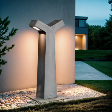 Image of Edit Quiral 700 Concrete LED Outdoor Bollard Light