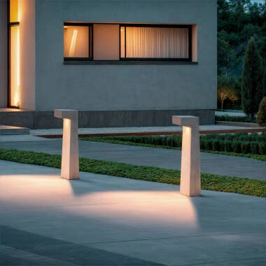 Image of Edit Dravix 700 Concrete LED Outdoor Bollard Light