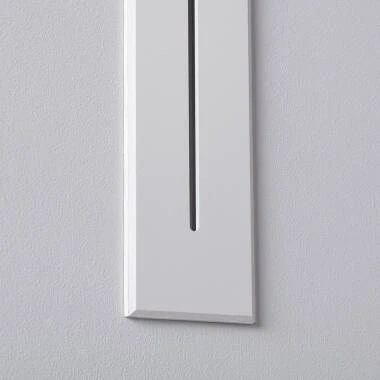 Image of Edit Wabi 3W Rectangular Linear LED Recessed Outdoor Wall Light