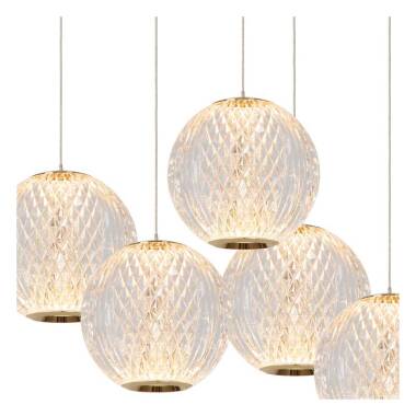 Image of Lucide Cintra 5 Light LED Cascade Ceiling Pendant