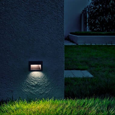Image of Edit Goethe Horizon Warm White LED Recessed Outdoor Wall Light