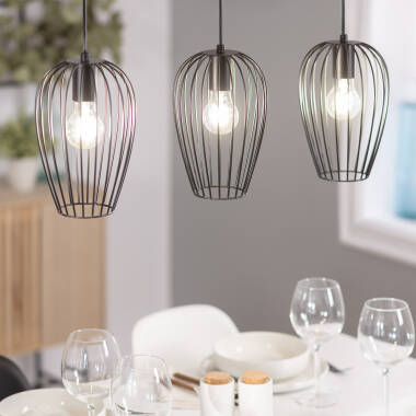 Image of Edit Telmi 3 Light Bar Ceiling Pendant