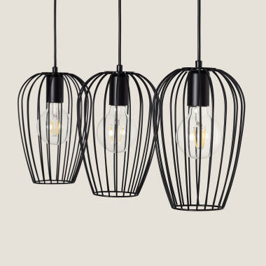 Image of Edit Telmi 3 Light Bar Ceiling Pendant
