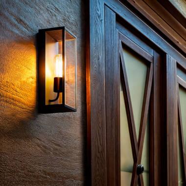 Edit Zeila Half Lantern Outdoor Wall Light
