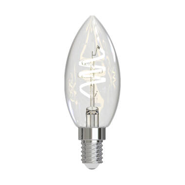 Image of Dar 4.6W Dimmable LED Decorative Filament Candle Bulb - Small Screw Cap - Pack of 6