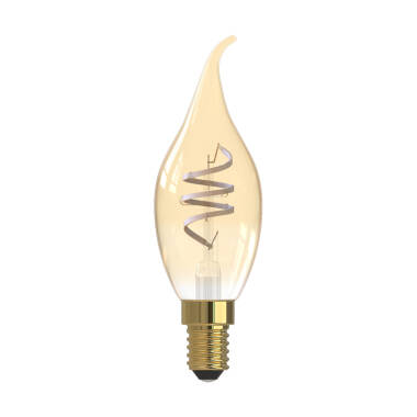 Dar 4W Very Warm White Dimmable LED Decorative Filament Candle Bulb - Small Screw Cap