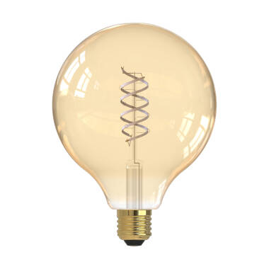 Dar 5.5W Very Warm White Dimmable LED Decorative Filament 125mm Clear Globe Bulb - Screw Cap