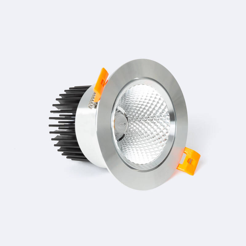 Image of Round 12W Cool Daylight COB LED Adjustable Downlight Cutout 90mm