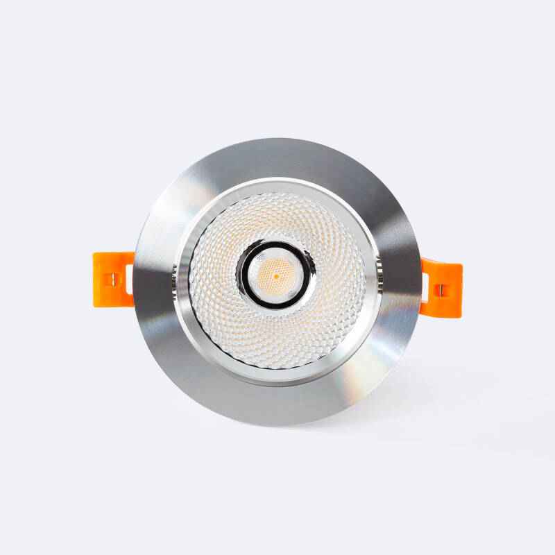 Image of Round 12W Cool Daylight COB LED Adjustable Downlight Cutout 90mm