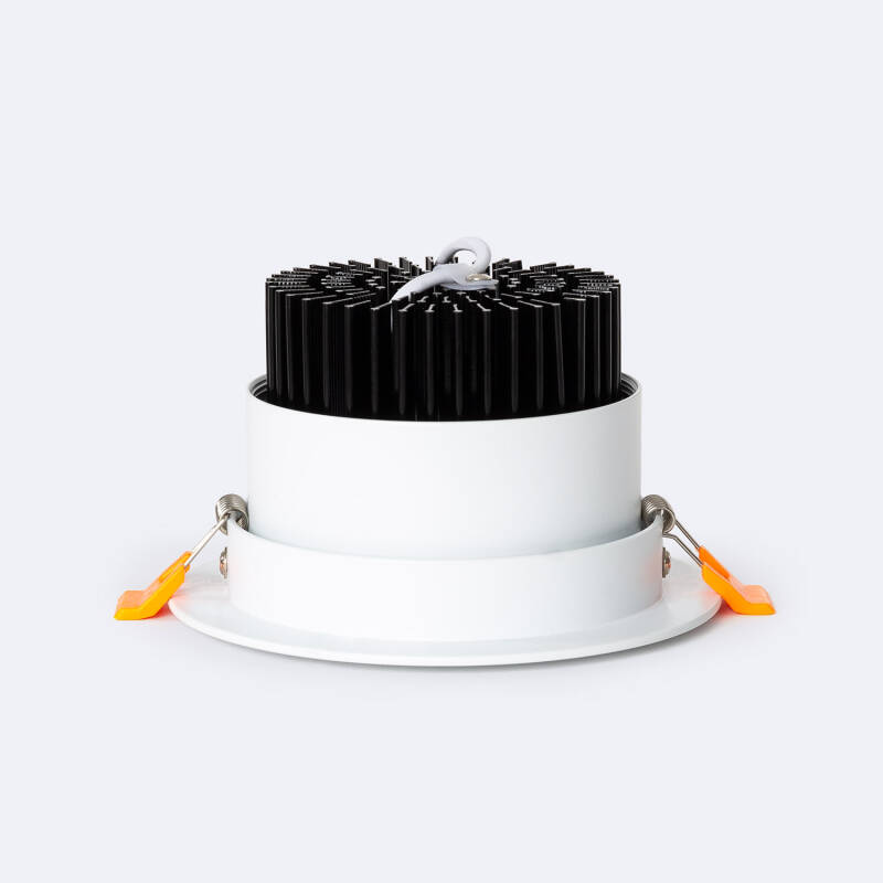 Image of Round 15W Cool Daylight COB LED Adjustable Downlight Cutout 113mm