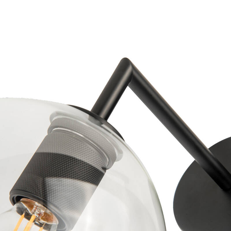 Image of Westport Knurl Orb Glass Wall Light