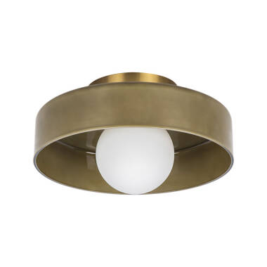 Image of Westport Monte Glass Flush Ceiling Light