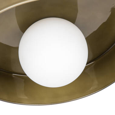 Image of Westport Monte Glass Flush Ceiling Light