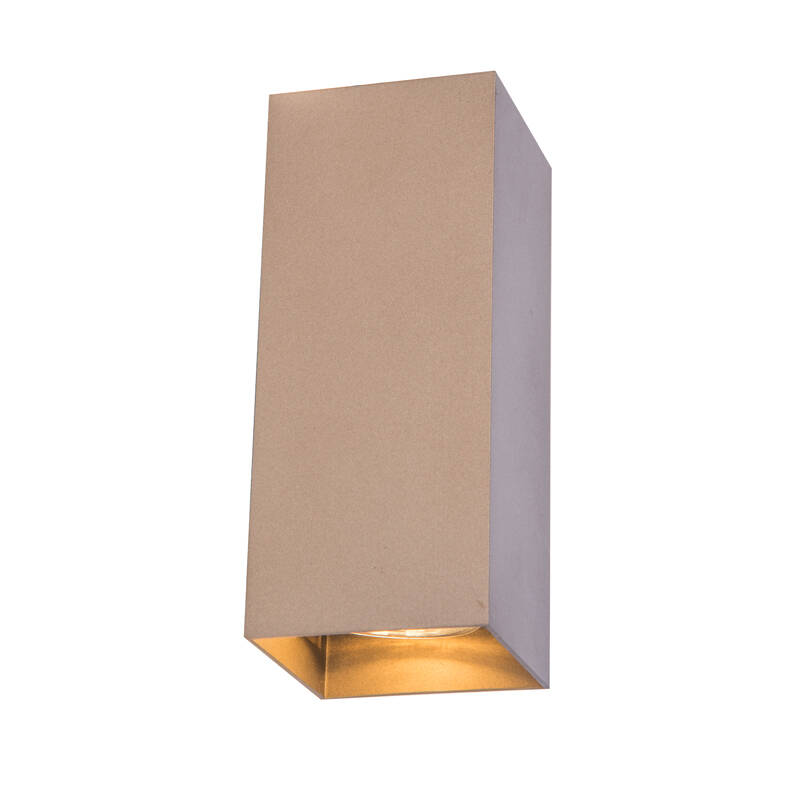 Image of Westport Smooth Box 155 Up & Down Wall Light