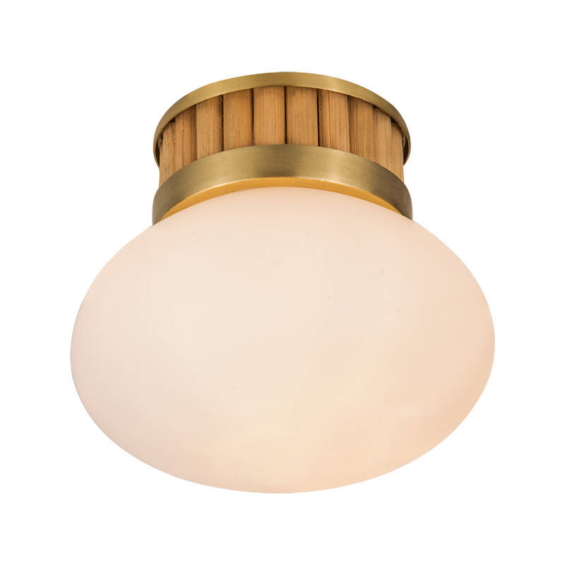 Image of Edit Flor Glass Semi-Flush Ceiling Light