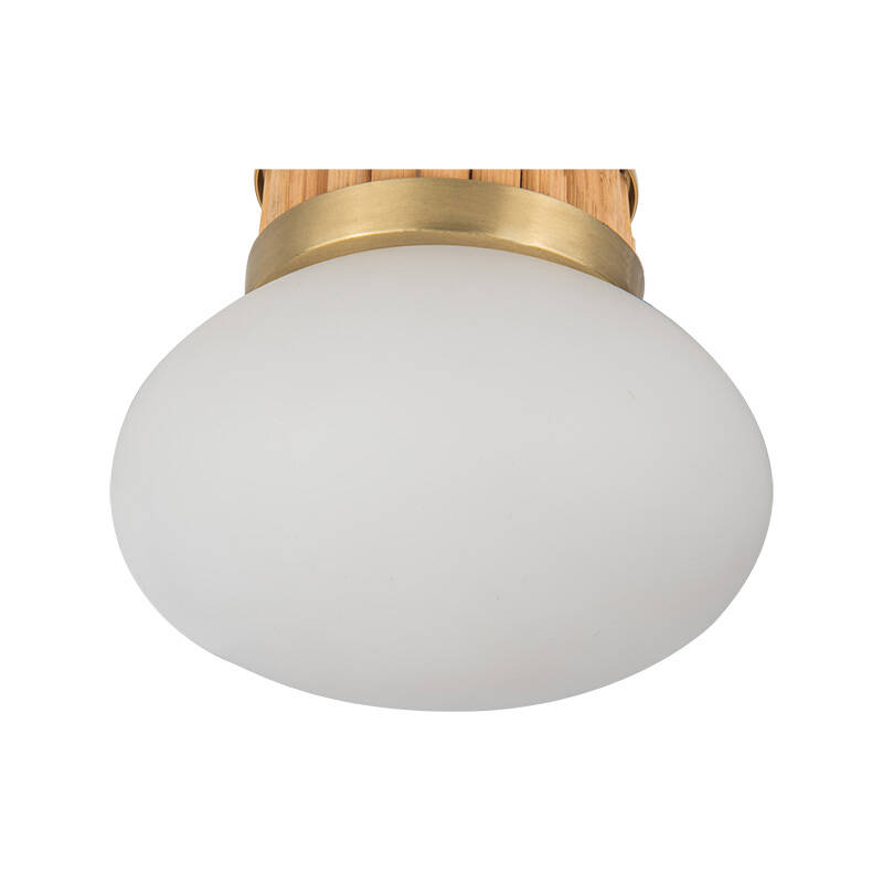Image of Edit Flor Glass Semi-Flush Ceiling Light