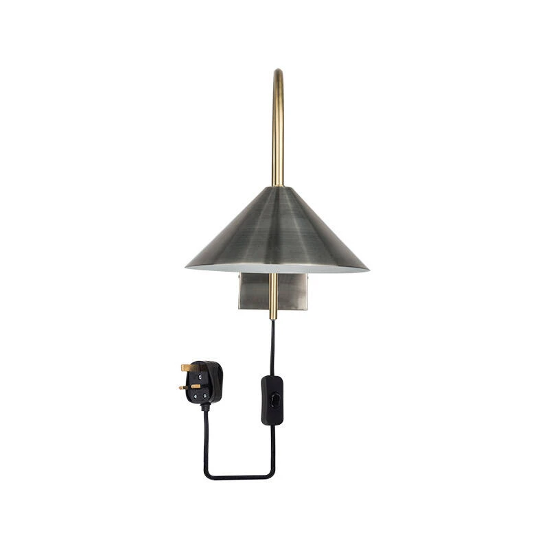 Image of Wisteria Strikey Wall Light With Plug