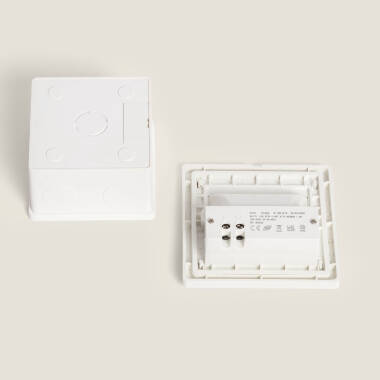 Image of Edit Bark Warm White LED Recessed Wall Light with PIR Sensor